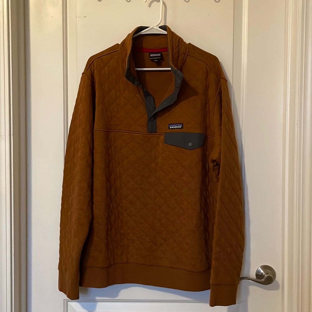 Mens Patagonia Quilted Snap-T Pullover